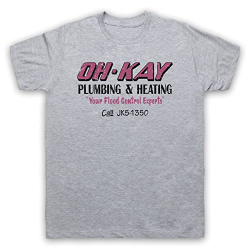 T-shirt Home Oh-Kay avec logo de plomberie vintage idéal pour vos soirées cinéma rétro