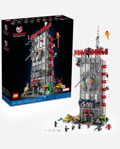 Lego Marvel Spider-Man Daily Bugle 76178 Kit de Construction ; Ensemble de Jeu à Collectionner conçu pour Les Fans de Marvel Adultes (3 772 pièces) - 8
