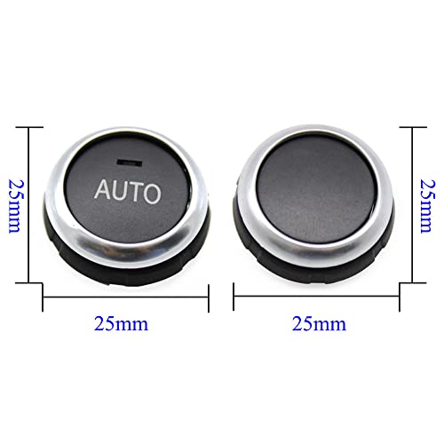 Goodithy 6131 9393 931, F10 F11 F06 F15 Air Conditioning Knob Cover Ac Climate Control Knob Temperature Adjustment Knob Switch Replacement thumb #1