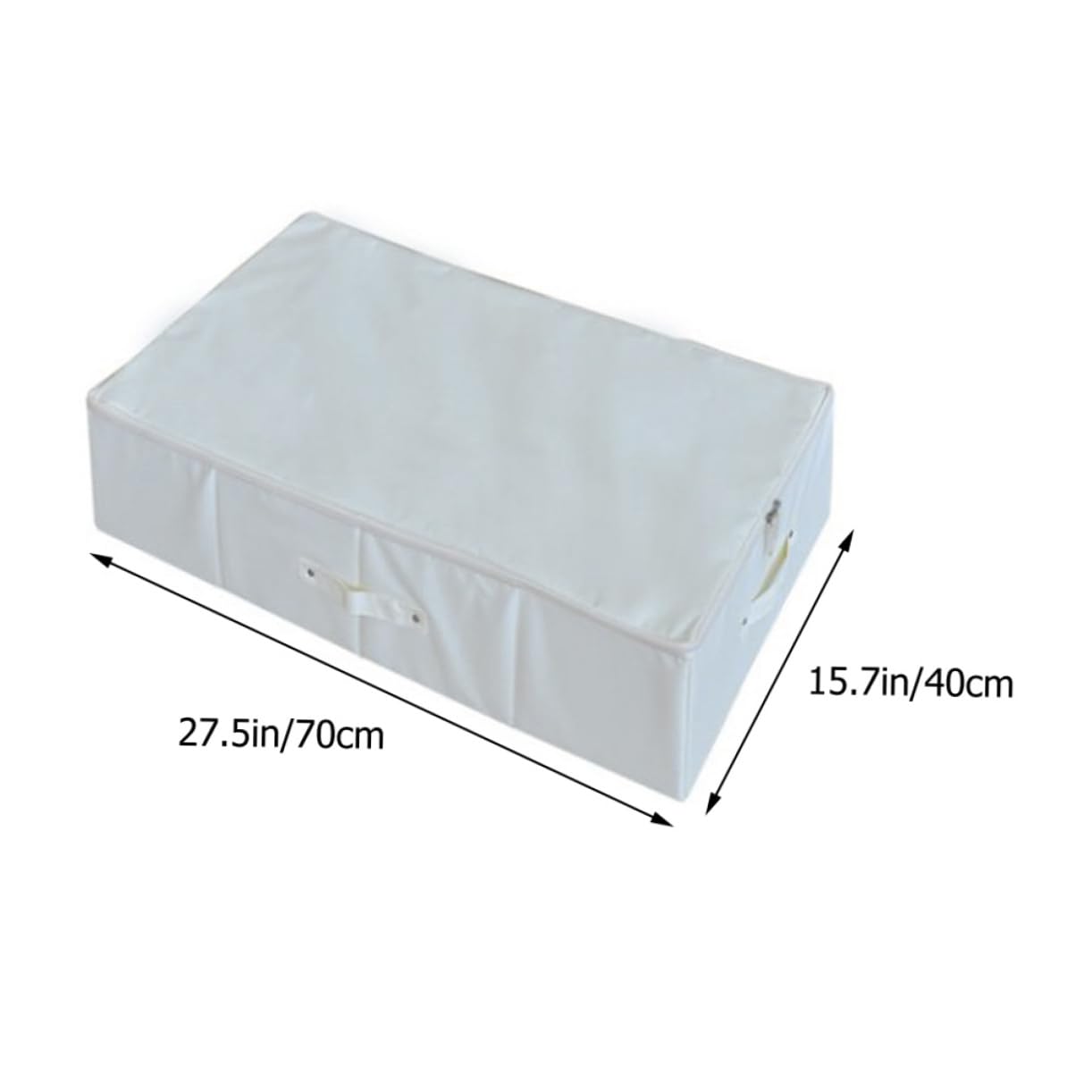 LABRIMP Organizer per Coperte e Piumoni Facile da Aprire e Chiudere Contenitore Pieghevole Oxford Chiusura Zip per Armadi e Ridotti Sotto Materasso