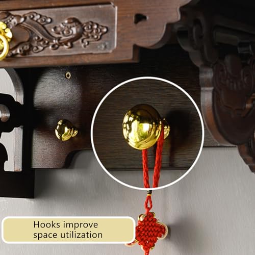 Altar de Buda para pared con cajón y mesa de meditación de 60cm 6