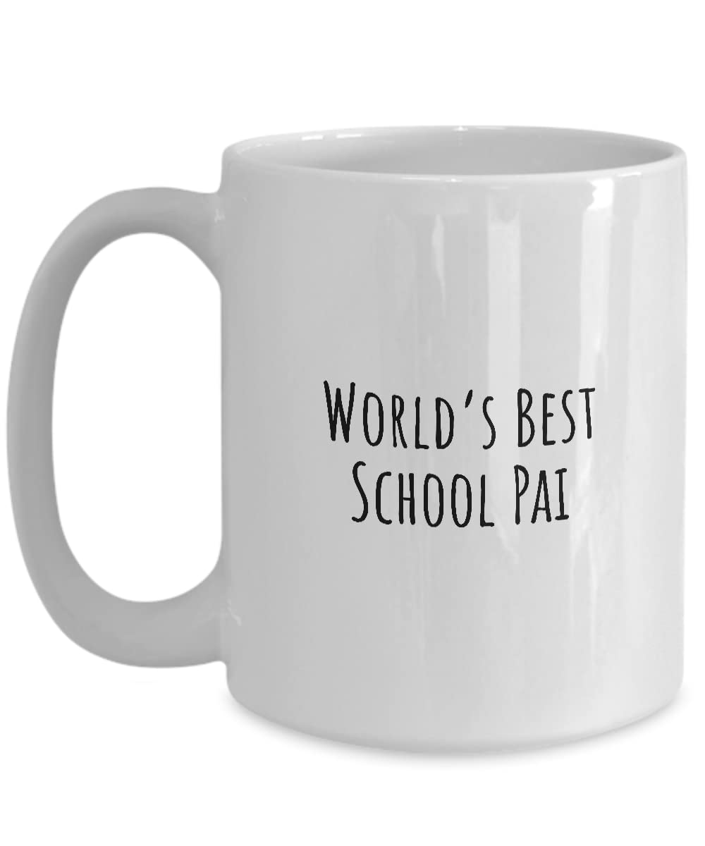 Funny Pai Mug - World’s Best School Pai Mug - Gift for Pai Fan - Coffee Mug - Tea Cup
