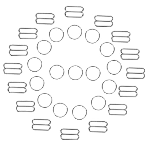 Healeved Diy Bra Straps Buckles Bra Straps Clips Replacement Versatile Metal Buckle Extender for Lingerie