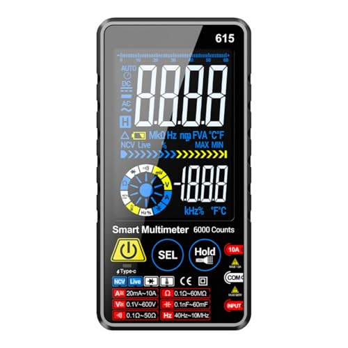 �ϏՌ��� ���[�U�[�t�����h���[ ���m�ȃf�W�^���}���`���[�^�[ 6000�J�E���g Type C �[�d���f�U�C�� ���D�� �Z�p�� �f�W�^���}���`���[�^�[ �A�E�g�h�A�⃏�[�N�V���b�v�ł̎g�p��