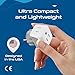Ceptics Schuko Germany, France Plug Adapter, Dual Input - Ultra Compact Light Weight - Usa to Russia, South Korea Travel Adaptor Plug - Type E/F (3 Pack)