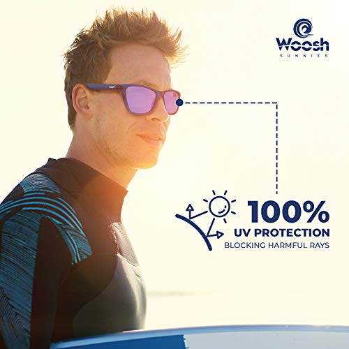 Image of Woosh Polarized Lightweight Sunglasses for Men and Women -Unisex Sunnies for Fishing Beach Running Sports and Outdoors