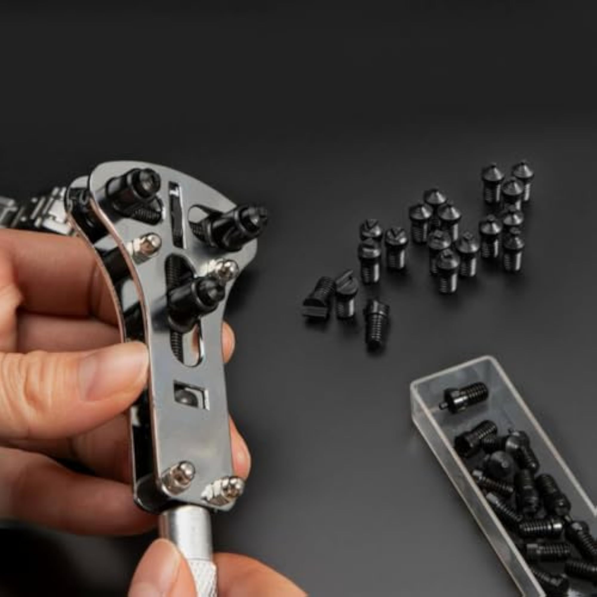 Three-Jaw Watch Opener Kit with Replacement Bits