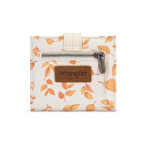 Image of Montana West X Wrangler Women Ladies Girls RFID Minimalist Card Holder Wallet Billfold Thin Cash Wallet with Zipper Coin Pocket