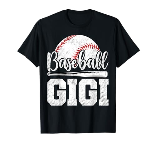 Baseball Gigi Baseball Player Game Day Mother's Day T-Shirt