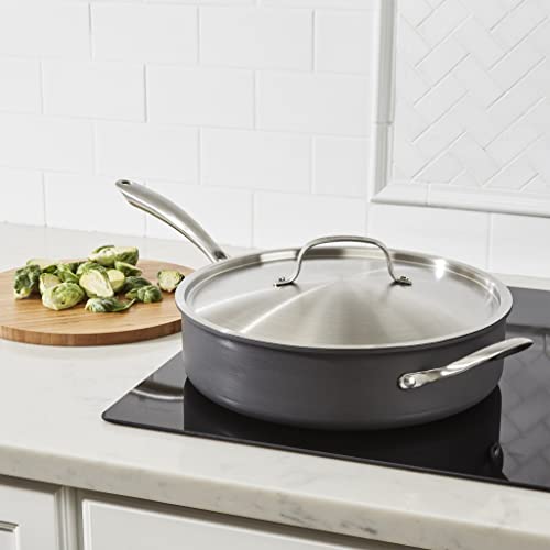 Cuisinart Gg33-30H 5.5-Quart Saute Pan With Helper Handle And Cover Greengourmet, Black #TOP7