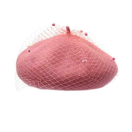 Béret en laine pour femme - Style vintage - Pour l'automne et l'hiver - Motif voile - Style décontracté - Pour peintre - Pour l'extérieur - Élégant