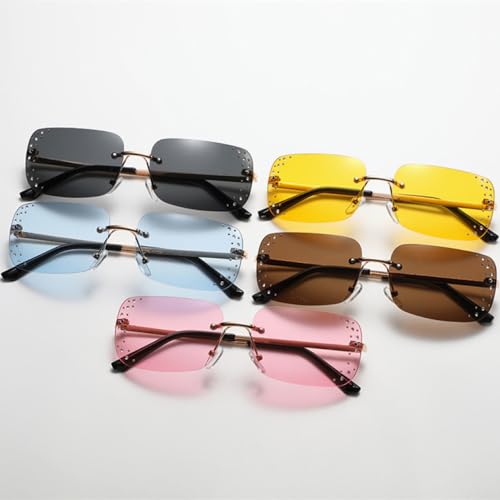 Lunettes de soleil rectangulaires légères pour protéger vos yeux avec style - 5