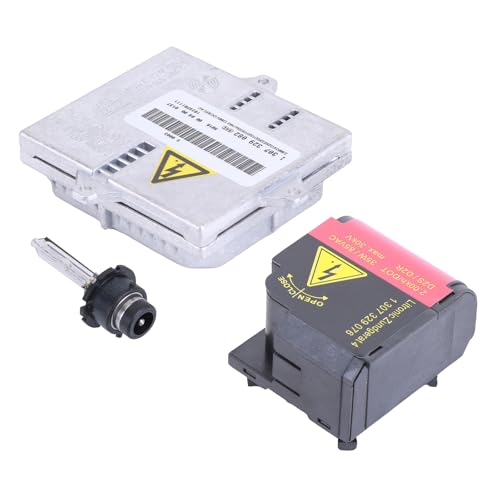 dehateo 4D0907476B Xenon Hid Ballast Headlight Control Unit with Igniter D2S bulb kit for Jetta Go-lf G-TI 2005 2006 2007 2008 2009 Xenon Headlight Ballast Unit Kit 1T0907391 1307329074 1307329076