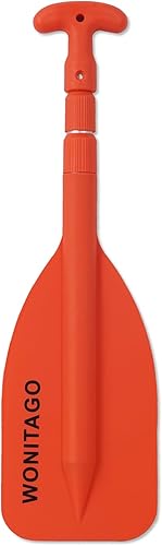 Remo telescópico de emergencia para kayak, remo flotante de aluminio con cuchillas de plástico para kayak, canoa, barco, 40.9 in41 pulgadas