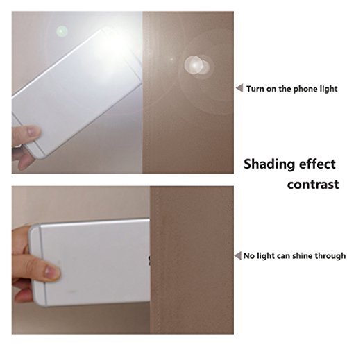 Nicetown Total Blackout Panels For Nursery, Super Soft, Heavy Duty And Thick Window Treatment Curtains 63 Inches Long With Black Lined For Basement, (1 Pair, Cappuccino, 52 Inches Wide Each Panel) #TOP2