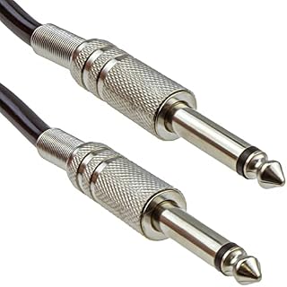 kenable 6.35mm 1/4 inch Jack Mono SPEAKER Cable Guitar Amp Head Cabinet Lead 3m [3 metres]