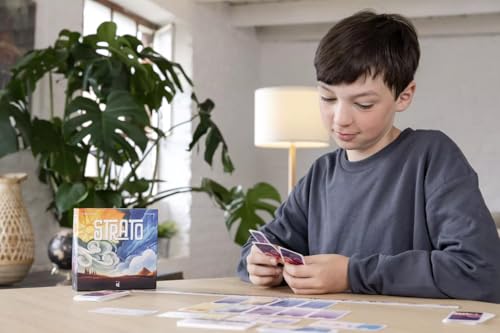 Image of Strato Card Game - Master The Weather in This Fun Family Brainteaser Game for Kids & Adults, Ages 8+ 1-4 Players, 15 Minute Playtime, Made by Helvetiq