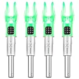 DEEPOWER X Lighted Nocks for Arrows .204”/.233”/.244”/.246” with ON/Off Switch with H, S, GT Bushings
