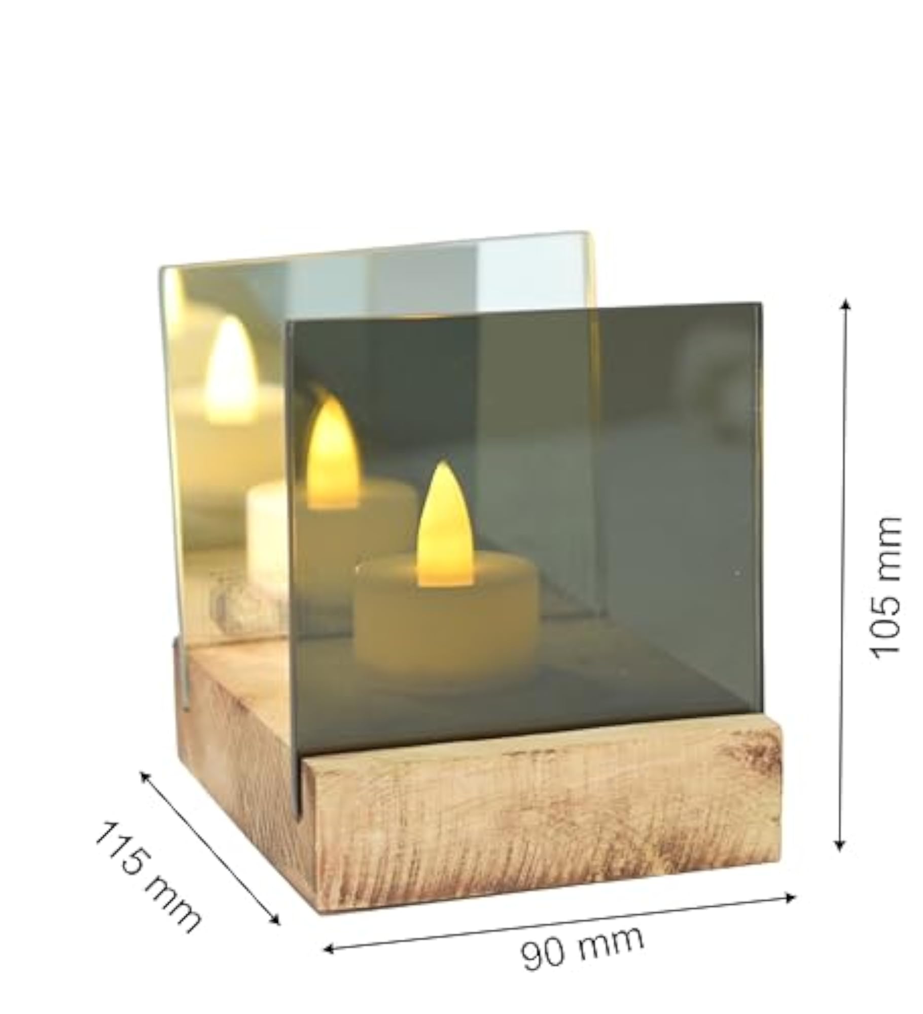 Magical Infinity Mirror LED Tea Light Set, Decorative Lights