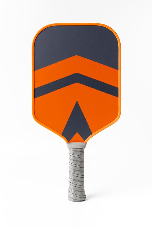 YABA UNO Pickleball Paddle | 14mm Thermoformed Hybrid Carbon Fiberglass | Impact Polypropylene Honeycomb Core | Wider Sweet Spot | Lightweight Pickleball Racket for All Skill Levels (Orange)