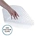 SlipX Solutions Clear Bubble Bath Mat (15 x 35 Inch, Extra Long Coverage, Oval Shape, Machine Washable)