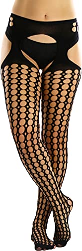 Image of ToBeInStyle Women's Suspender Pantyhose