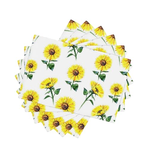 Set de table aspect lin haut de gamme double couche lavable - 2