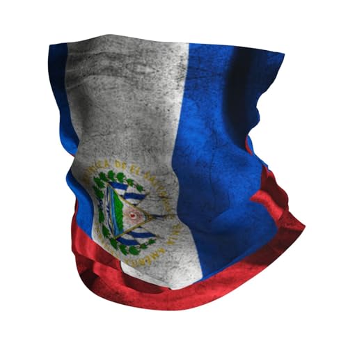 Bandera Salvadoreña Marruecos Bandera Marroquí Polainas De Cuello Protección UV Cuello Pañuelo Elástico Pasamontañas para Mujer Adulto Pesca 26X30CM