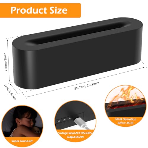 Difusor de aromas eléctrico Flame Diffuser USB silencioso miniatura 3