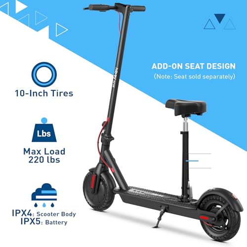Image of S2 SE / KS4 Pro Electric Scooter, 19 MPH, 17-25 Miles Range, Foldable Commuter E-Scooter with 10 inch Tires, Cruise Mode & Dual Braking System