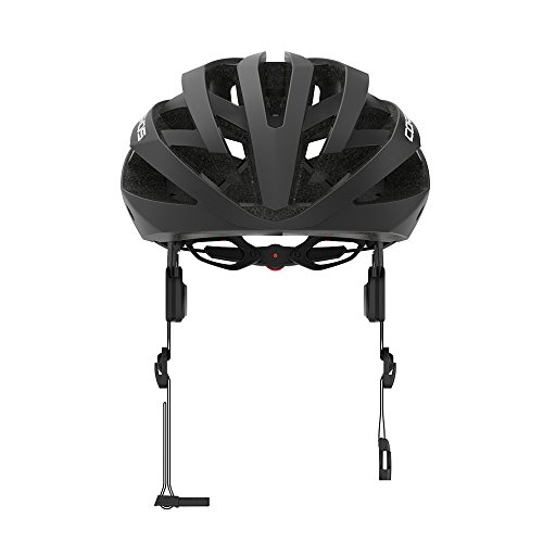 Coros Omni Smart Cycling Helmet w/Bone Conduction Audio, LED Tail Lights, SOS Alert Removable Visor | Adjustable Sizing | Connects via Bluetooth Music, Calls Navigation - Thumbnail 4