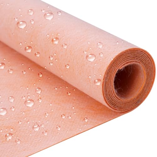 Lámina impermeabilizante para ducha, alfombrilla de desacoplamiento, lámina de sellado para baño, alfombrilla de desacoplamiento impermeable, para sanitarios, ducha, baño, sauna, azulejos, 1 x 30 m