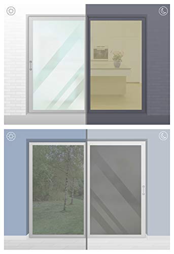 Gardinia Static Mirror Foil 60 x 200 cm PVC Silver - Image 2