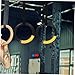 BESPORTBLE 1Pair Gymnastic Rings for Indoor Exercise of Workout Rings with Straps Versatile Home Gym Equipment for Pull Ups Fitness Routines