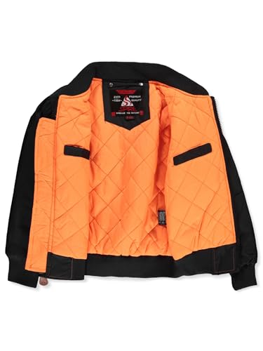 Spire Boys' Aviator Flight Jacket - black, 82