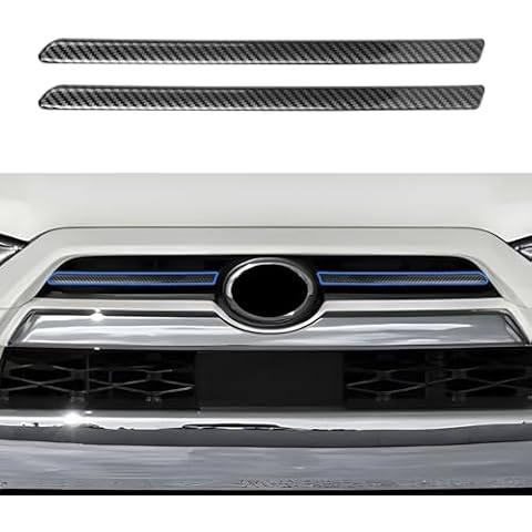 AOLEAD Compatible with Toyota 4Runner 2023 2022 2021 2020 Toyota 4Runner TRD Pro Sport Accessories, Front Center Grille Insert Cover Trim (Carbon Fiber) Cover