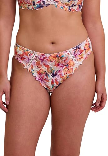 Sans Complexe - Modèle Arum Mosaic - Slip Taille Normale - Femme - 42/44 - Imprimé Fleurs du Paradis