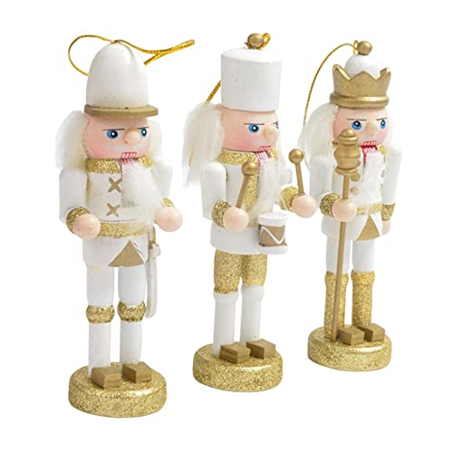 MERIGLARE 4 Piezas Figura Estatua Madera Adorno Creativo con Base Adecuado para Ambientar Fiesta Colección Decoración de INT, 12,5 cm 3 uds