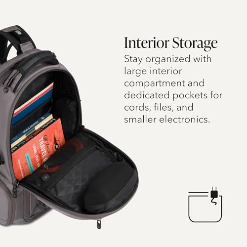 Image of SwissGear 5358 USB ScanSmart Laptop Backpack. Abrasion-Resistant & Travel-Friendly Laptop Backpack Exclusive Bundle with Lock
