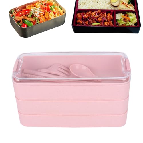 Jvjggag 大人用ランチボックス | 大容量フードコンテナ | 仕切り付き食品保存容器,仕事用 アウトドア パーティー ピクニック キャンプ ハイキング クライミング 旅行 学校用