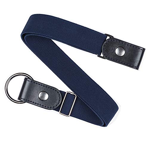 No Buckle Stretch Belt for Women - No Bulge, No Hassle, Comfortable & Adjustable Elastic Belt for Women XS to XXL