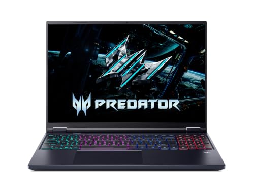 Image of Acer Predator Helios Neo Gaming Laptop - Intel Core i7, RTX 5060, 16 inch 180Hz | WUXGA IPS (1920 x 1200) | 16GB DDR5 | 512GB Gen 4 SSD | Killer Wi-Fi 6E | 4-Zone RGB Backlit Keyboard | PHN16-I31-74AY
