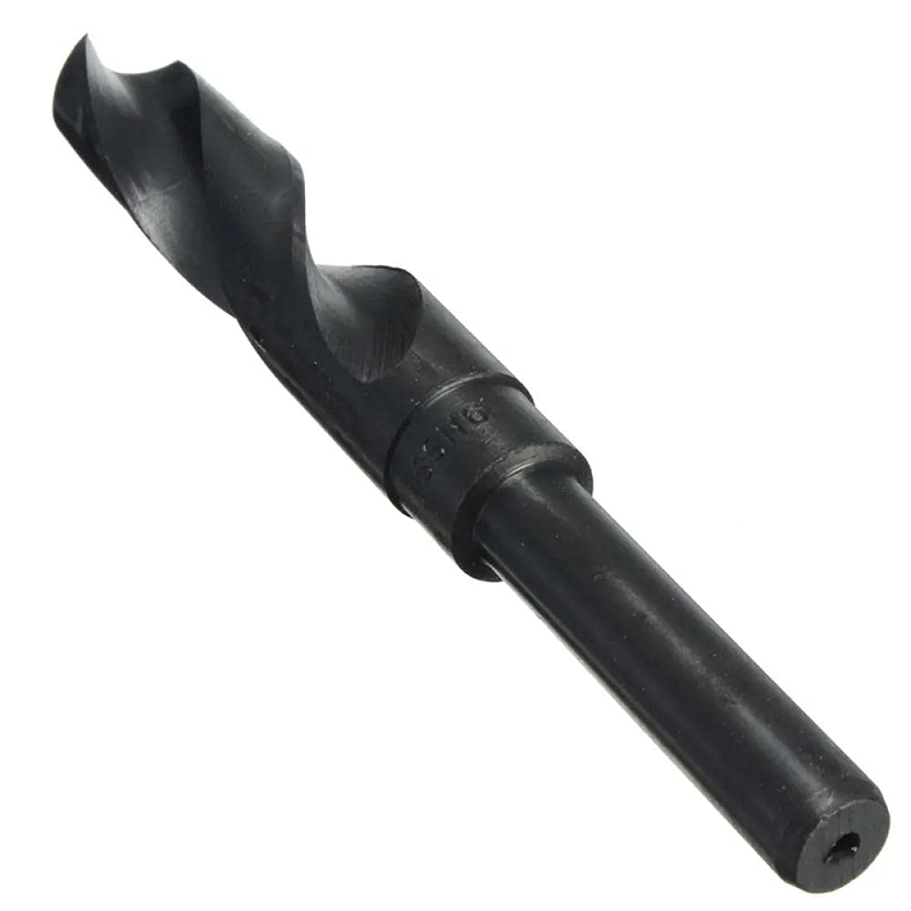 Trapano Bit Punta da trapano elicoidale con gambo ridotto da 1/2" in acciaio ad alta velocità con finitura in ossido nero per perforazione di metallo in acciaio inossidabile-38mm