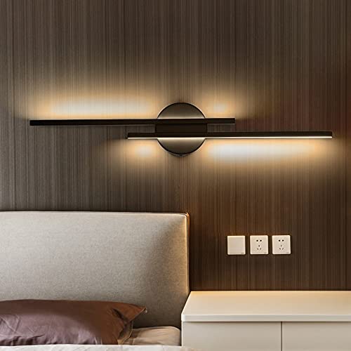 Applique led 55cm 14w blanche pour eclairage mural de chevet contemporain - 4