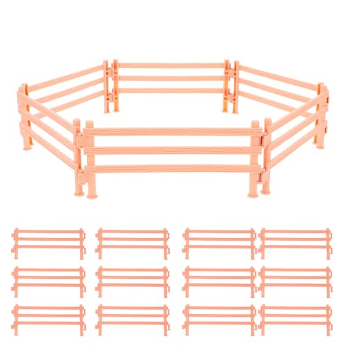 Gadpiparty 25pièces Clôtures Miniature Clôtures De Simulation Miniatures Pour Mini-jardins Mini-fermes Et Maisons De Poupées