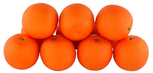 Samyo 10Pcs Artificial Lifelike Simulation Orange Set Fake Fruit For House Kitchen Party Decoration #TOP3