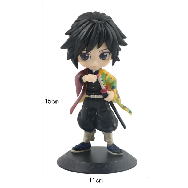 Image of Giyu Tomioka Action Figure- Miniature Toy Figure (Doll) Special Edition for Car Dashboard, Decoration, Cake, Office Desk & Study Table (Pack of 1)