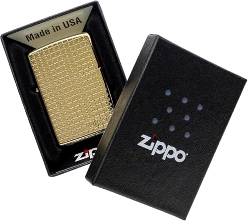 Encendedor Zippo recubierto titanio color dorado miniatura 4