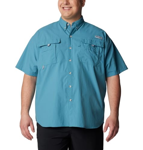 Image of Columbia Men Omni-Shade Bahama II Hiking and Trekking Short Sleeve Shirt