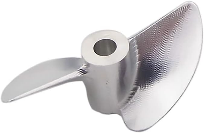 RC Boat Propeller 3.175mm 1/8" Shaft 2-Blades Aluninum Prop 30mm P1.4 for RC Racing Boat Speed Mono Oval VEE Boat (Left-Hand 30mm)
